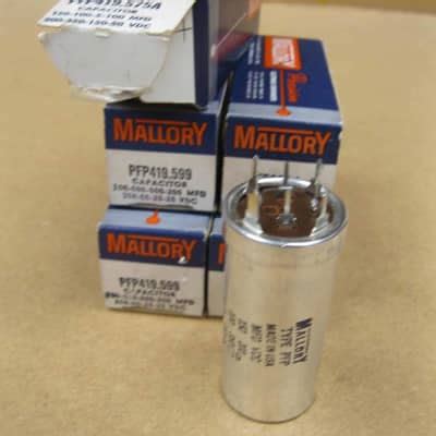 Nos Mallory Can Capacitors Reverb