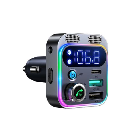 Joyroom 48W Car Wireless FM Transmitter Bluetooth