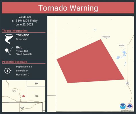 Nws Tornado On Twitter Tornado Warning Including Goshen County Wy