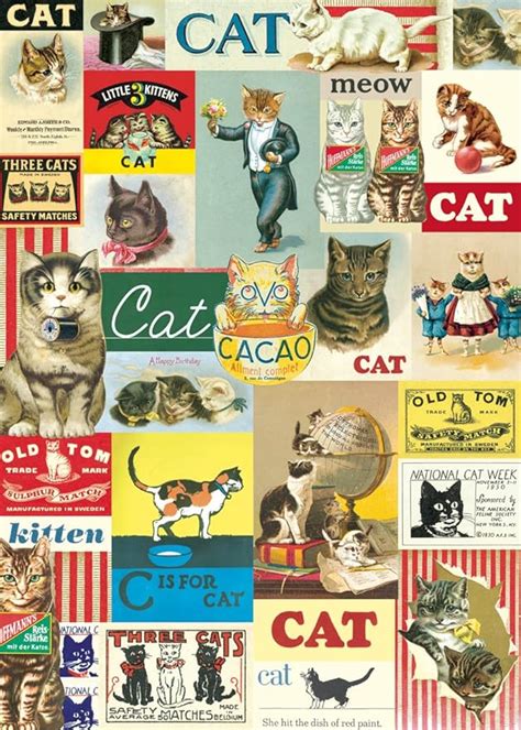 Amazon Cavallini Decorative Paper Vintage Cats X Sheet