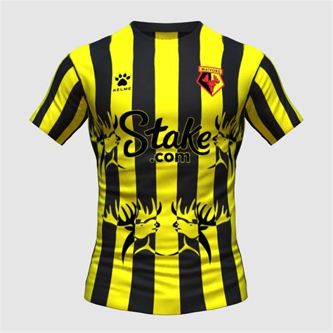 Watford FC Home Kit Concept FIFA 23 Kit Creator Showcase