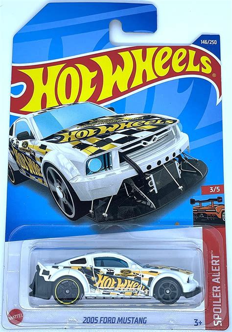 Hot Wheels Ford Mustang White Spoiler Alert