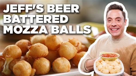 Jeff Mauros Beer Battered Italian Mozza Balls The Kitchen Food