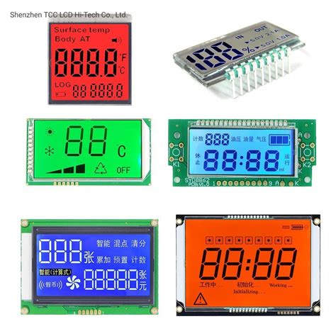 Tn Stn Htn FSTN Va Custom Segment LCD Display Screen Custom Energy