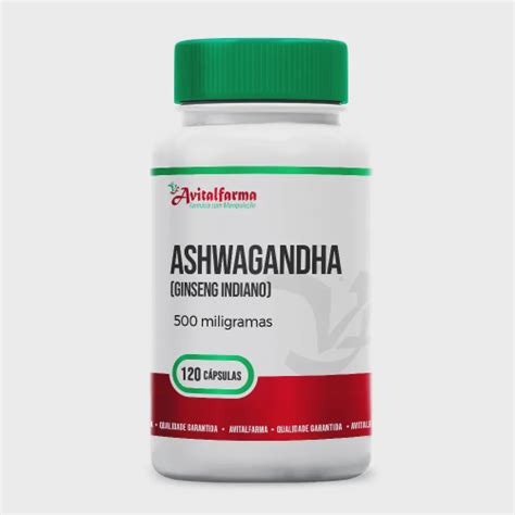 Ashwagandha Ginseng Indiano Mg C Psulas Em Promo O