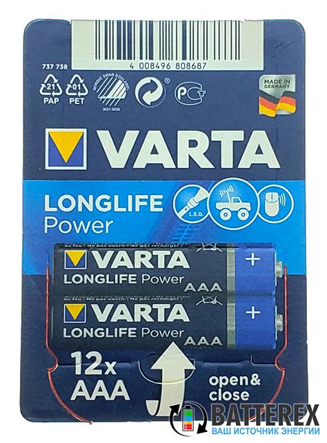 Aaa Varta Alkaline Longlife Power Lr V