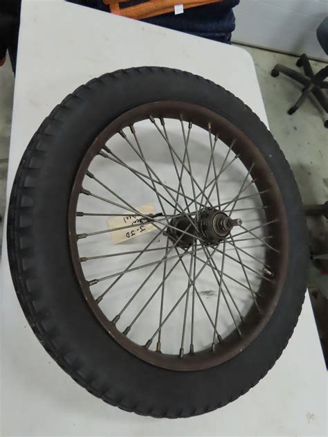 Lot N Harley Davidson Model J Jd Rear Wheel Vanderbrink Auctions