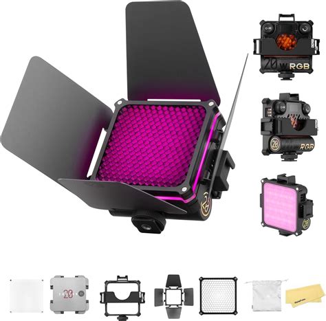 Amazon Zhiyun M20C Combo𝐎𝐟𝐟𝐢𝐜𝐢𝐚𝐥 20W RGB LED Video Light TLCI