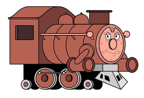 Pete The Big Brown Freight Engine By Javienblackmagic122 On Deviantart