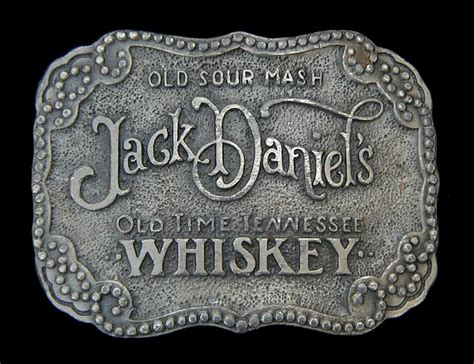 Jack Daniels Old Time Tennessee Whiskey Belt Buckle O Gem