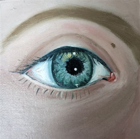 Eye Painting Portrait Original Art Eyes Artwork Woman Portra - Inspire ...