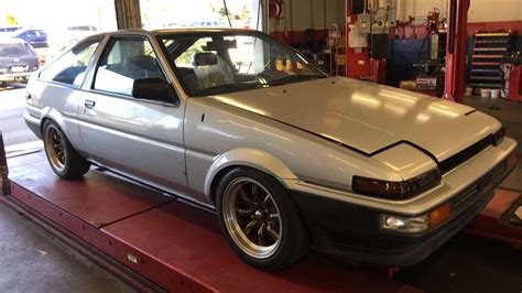 Today I Was Honored With Aligning A 1987 Toyota Ae86 First Time I Seen