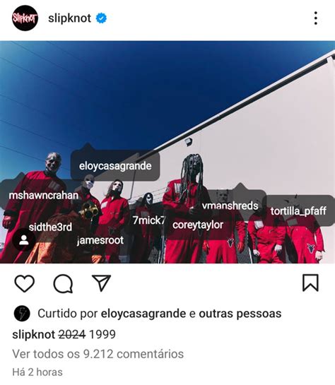 Slipknot Assume Publicamente Eloy Casagrande Como Seu Novo Baterista