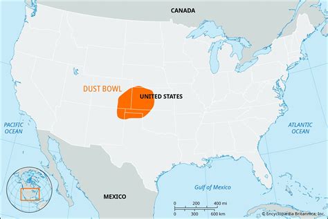 Dust Bowl States Map - Danika Ekaterina