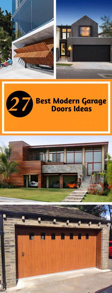 27 Best Modern Garage Door Ideas And Designs For Your Inspiration