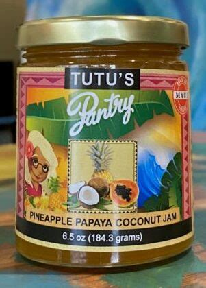 Pineapple Papaya Coconut Jam Tutu S Pantry