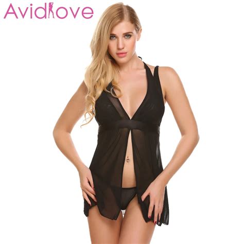 Avidlove Women Sexy Lingerie Costumes Lace Erotic Babydoll Sexy