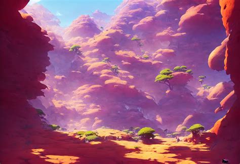 A Stunning Desert Landscape By Makoto Shinkai Stable Diffusion