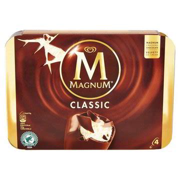 ALGIDA Magnum Classico 316 GR 4 Pezzi Basko