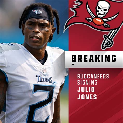 NFL On Twitter Buccaneers Signing WR Julio Jones To A 1 Year Deal