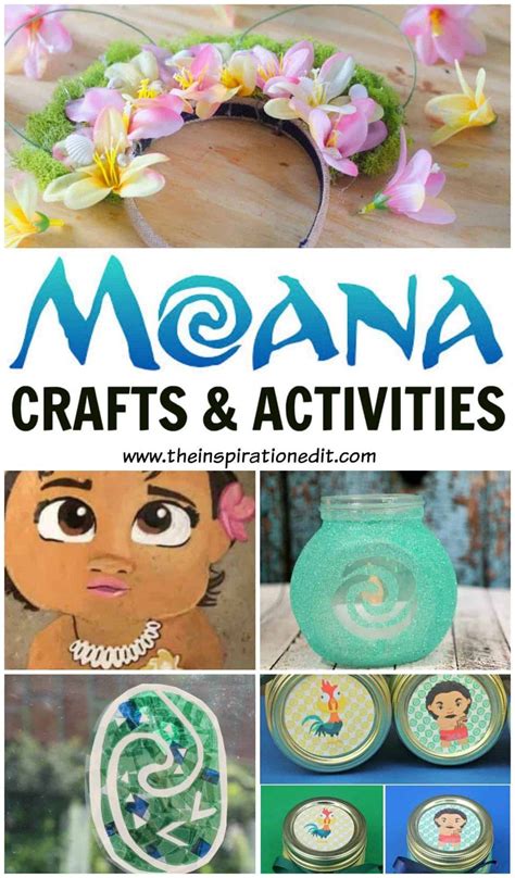 The Best Moana Crafts And Activities For Kids Moana Crafts Disney