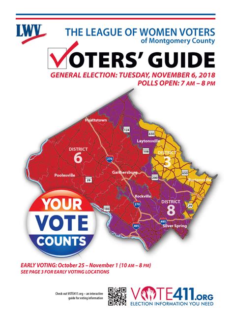 Montgomery County Updates League Of Women Voters Presents Voters