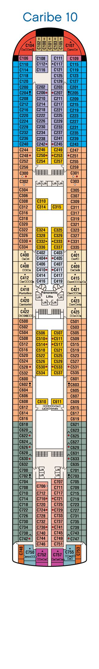 Sapphire Princess Deck Plans All Itineraries 2019 2020