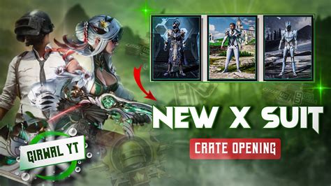 NEW X SUIT CRATE OPENING FIORE X SUIT BGMI GIRWALGAMING YouTube