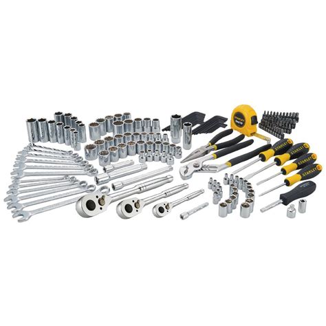 Stanley Mechanics Tool Set 170 Piece Stmt81031 The Home Depot