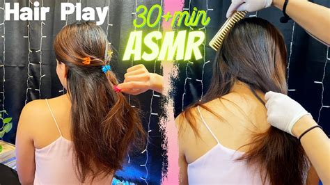 Asmr Hair Styling Roleplay Brushing Pulling Super Tingly Hair Play