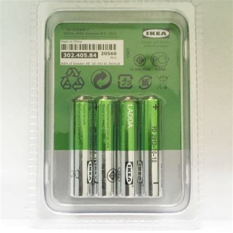 IKEA LADDA AAA Rechargeable Batteries 750mAh Furniture Home Living