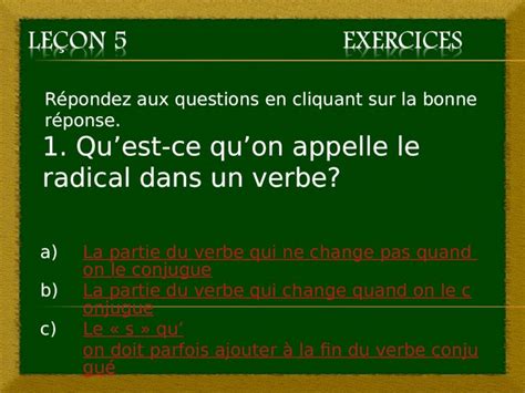 Ppt R Pondez Aux Questions En Cliquant Sur La Bonne R Ponse Quest