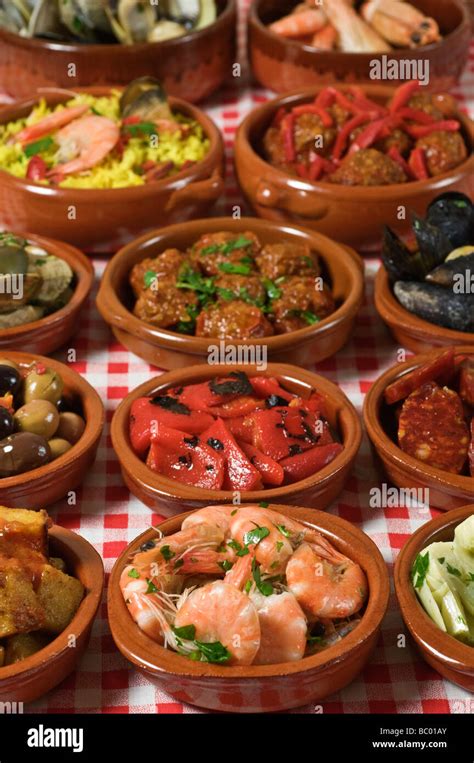 Tapas Spain Food Stock Photo - Alamy