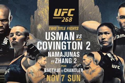 UFC 268: Usman vs. Covington 2 | Fightful News