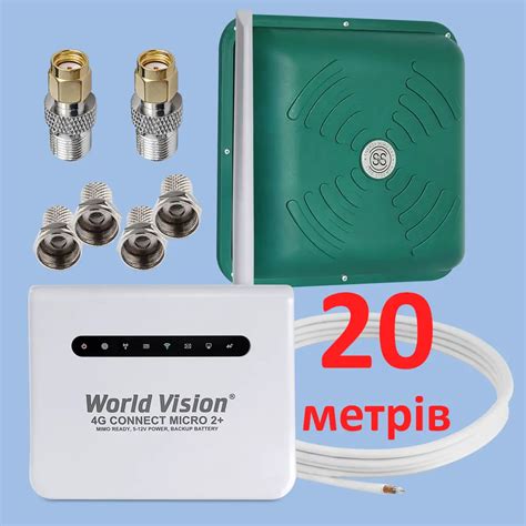 Комплект для 4G інтернету Wi-Fi роутер 4G MICRO 2+ з акумулятором ...