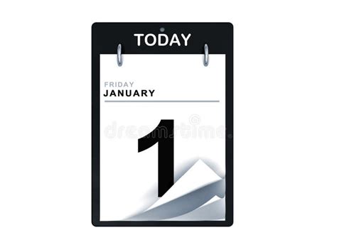 Today Is The Day Calendar Stock Illustration Illustration Of Text