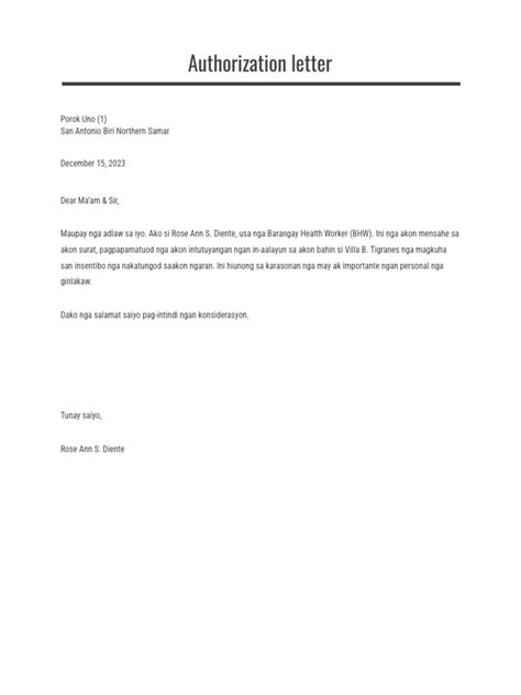 Business letter | PDF