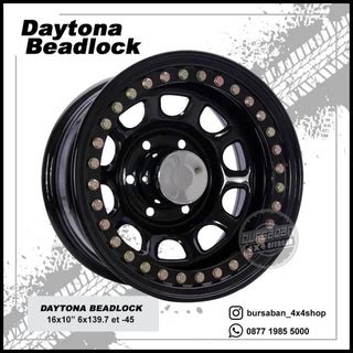 Jual Velg Besi Daytona Beadlock Lebar 10 Inch R16 6X139 7 Jeep Offroad