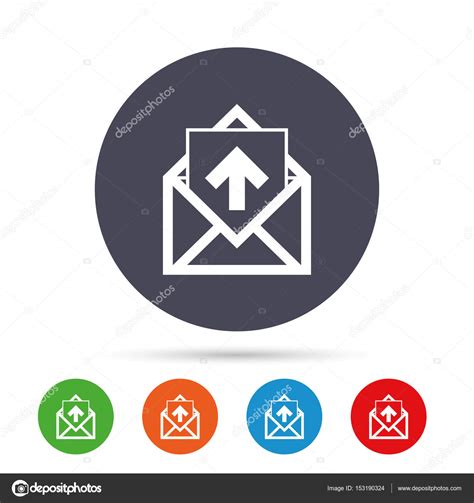 Mail Icon Envelope Symbol Stock Vector By ©blankstock 153190324