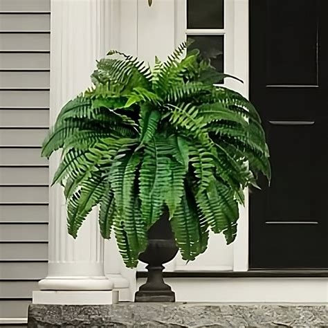 Uv Resistant Lifelike Artificial Boston Fern