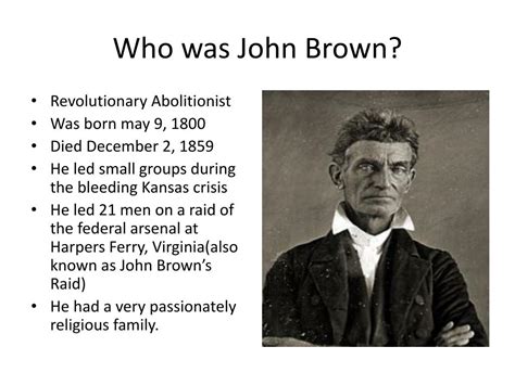 PPT - John Brown’s Raid PowerPoint Presentation, free download - ID:2437999