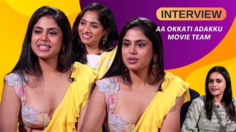 Aa Okkati Adakku Interview Faria Abdullah Jamie Lever Allari