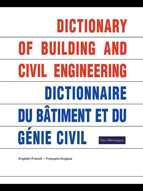 Dictionnaire Genie Civil Francais Anglais Doc G Nie Civil