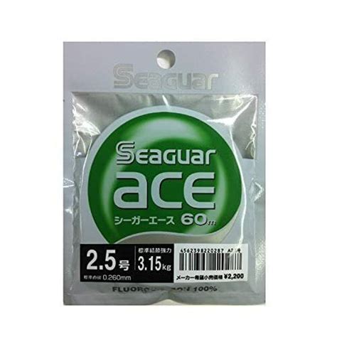 Kureha Seaguar Ace Fluorocarbon Line M Kg Lb Fishing Line