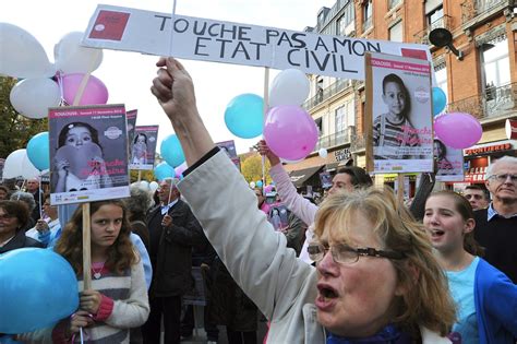 France Thousands March Against Gay Marriage Bill The World From PRX