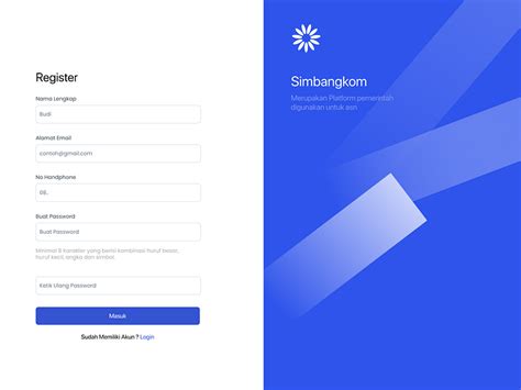 register form  paperspace indonesia  dribbble