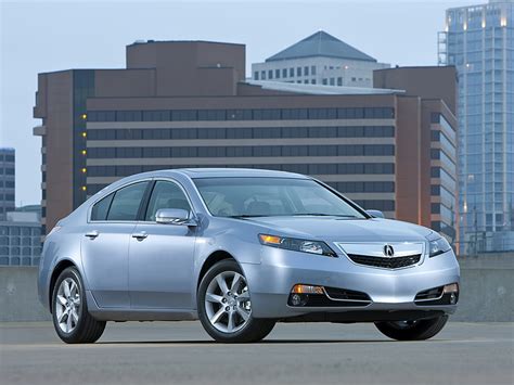 Hd Wallpaper Silver Acura Tl Sedan 2011 Blue Metallic Side View