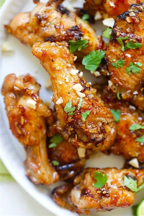 Sticky Asian Chicken Wings Easy Delicious Recipes