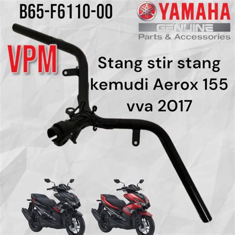 Jual Stang Stir Stang Kemudi Yamaha Aerox 155 B65 Original Shopee