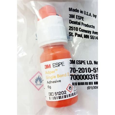 3m Espe Adper Single Bond 2 Adhesive 51202 Total Etch Adhesive Single